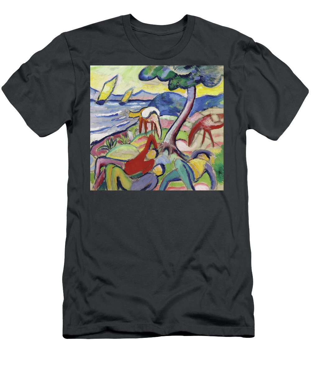 Sleeping Riders August Macke T-Shirt