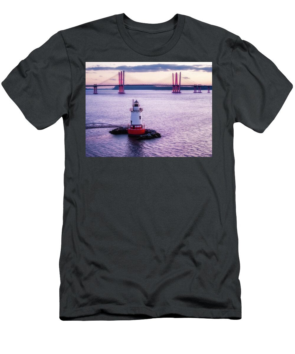 Sleepy Hollow Light House Aerial Susan Candelario T-Shirt