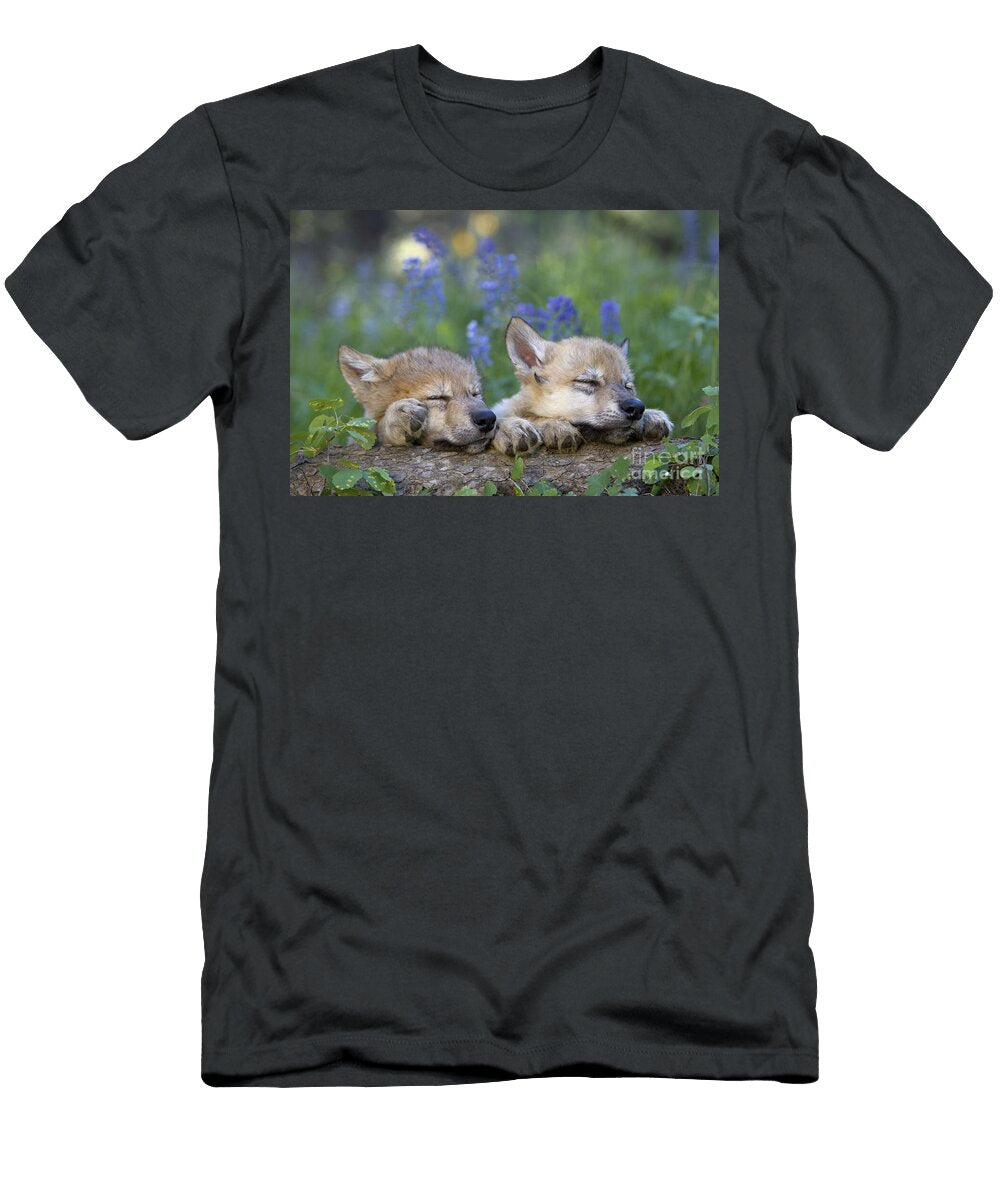 Sleepy Wolf Cubs Jean Louis Klein Marie Luce Hubert T-Shirt