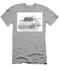 Slide Valve Steam Engine Cylinder Mechanism Diagram As1 Historic Illustrations T-Shirt