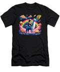 Sloth Riding Llama Pizza Taco Burrito Burger Galaxy Rainbow Job T-Shirt