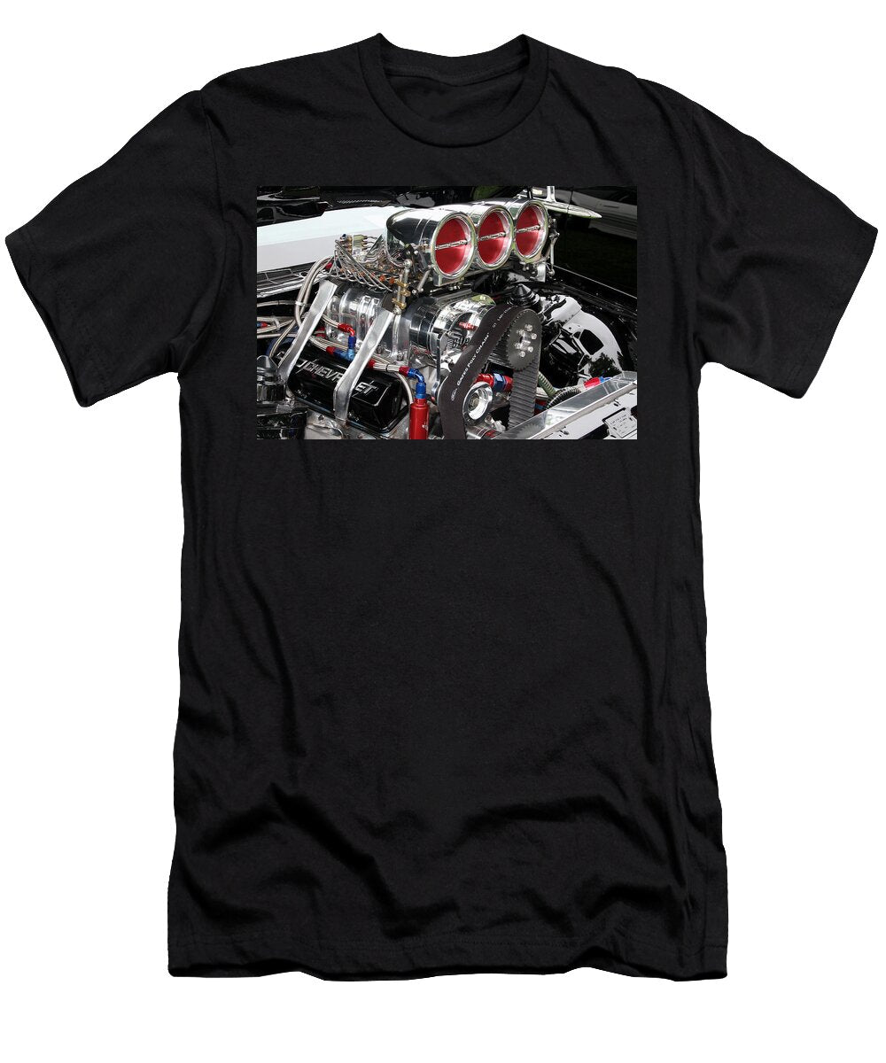 Small Block Chevy with Blower Bob Slitzan T-Shirt
