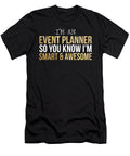 Smart and Awesome Event Planner Gradient Noirty Designs T-Shirt