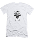 Smiling Man in Suit Pulling Mouth Open Csa Images T-Shirt