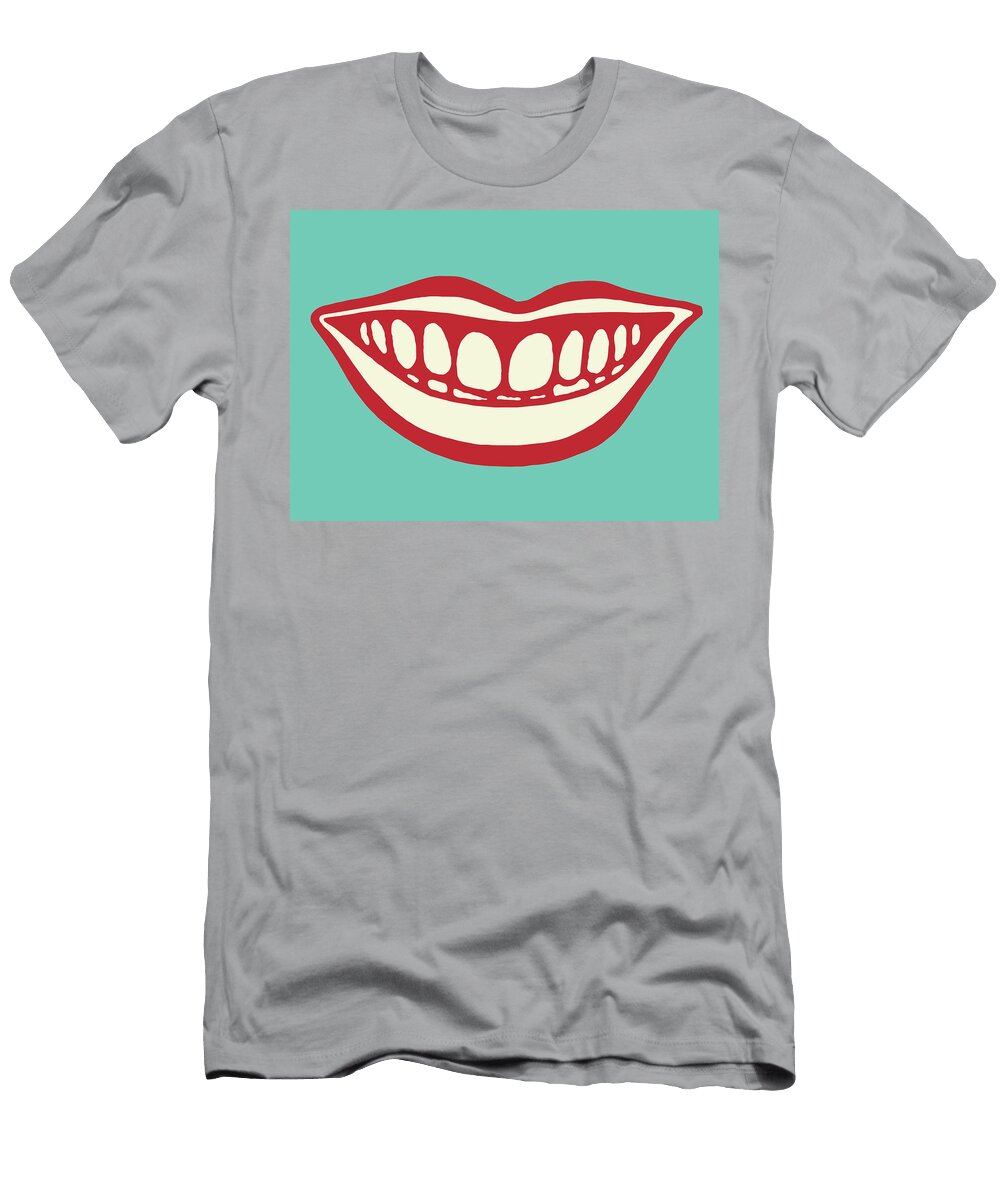Smiling Mouth Csa Images T-Shirt