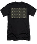 Smoked Green and Black Stripe Cube Tile Pattern Petite Pattern Minimal Graphic Designs T-Shirt