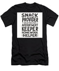 Snack Provider Typography Design Buddy Marleybea T-Shirt