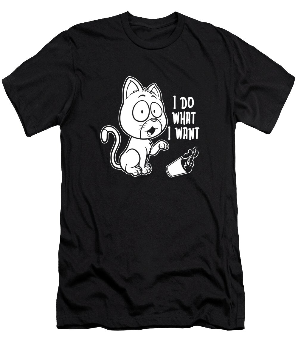 Snarky Funny Humor Irony Sarcasm Sarcastic I Do What I Want Crazy Squirrel T-Shirt