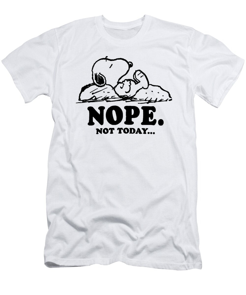 Snoopy Nope Stephen D White T-Shirt