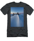 Snow Covered Countryside Fence Aaron J Groen T-Shirt