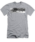 Snow Walking Path Shoveled Between the Lakes At Argyle Park in B David Wood T-Shirt