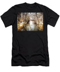 Snowy Creek in Babylon Long Island Vicki Jauron T-Shirt