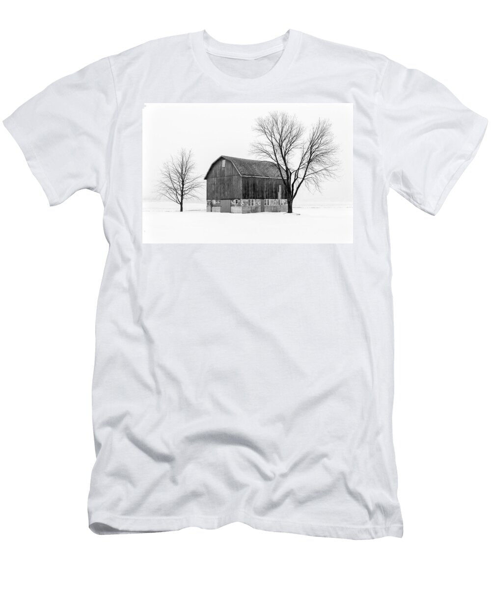 Snowy Little Barn Todd Klassy T-Shirt