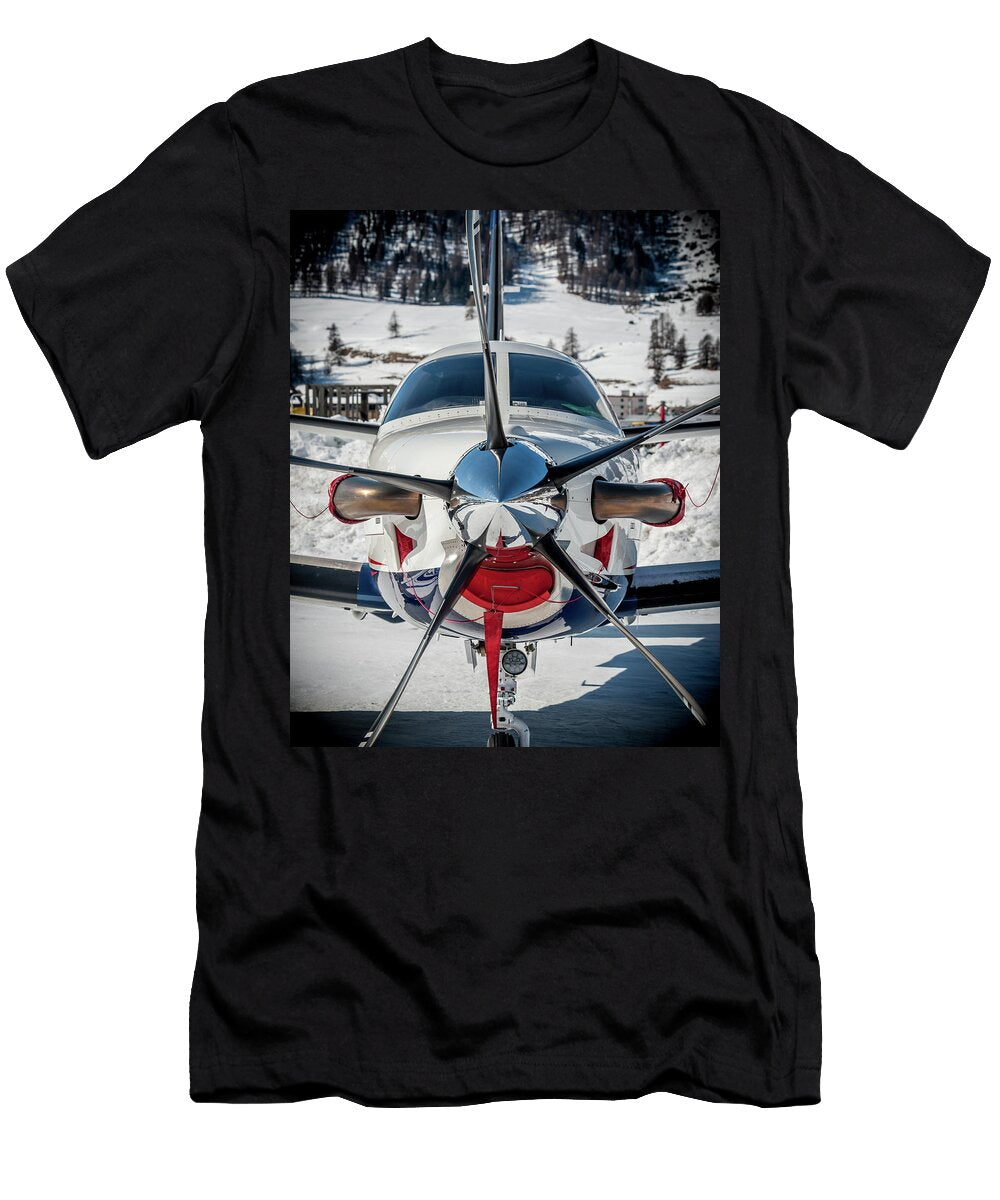 Socata Tbm 900 Engadin Airport Roberto Chiartano T-Shirt