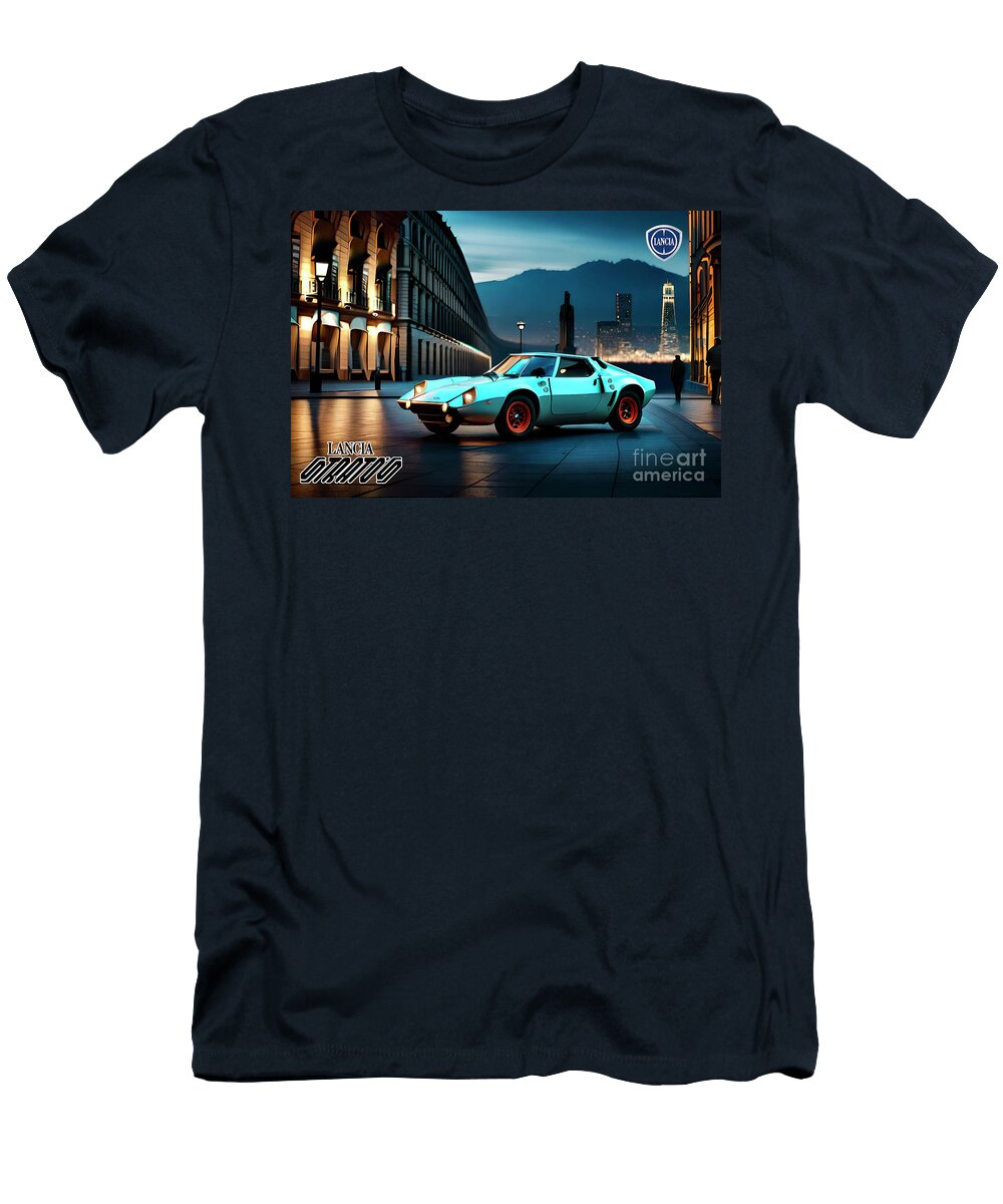Soft Blue Stratos Gabriel Cusmir T-Shirt