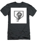 Soldier Hand Clutching Dogtag Crest Retro Aloysius Patrimonio T-Shirt
