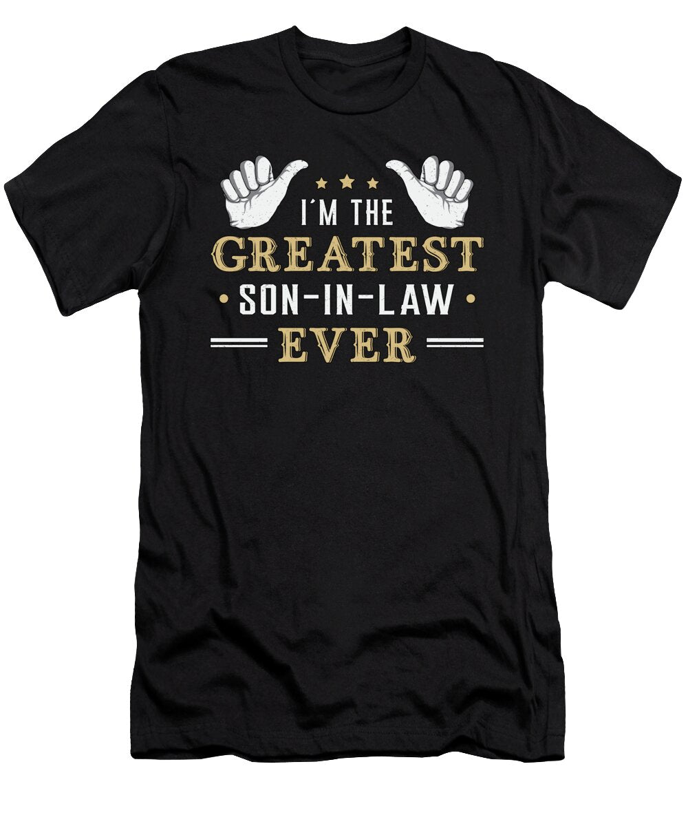 Son Proud Best Son in Law Freaking Gift Idea Tshirtconcepts Marvin Poppe T-Shirt