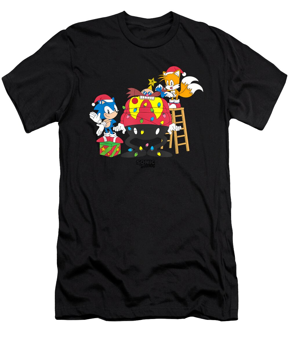 Sonic and Friends Christmas Surprise Dougal Jessicarose T-Shirt