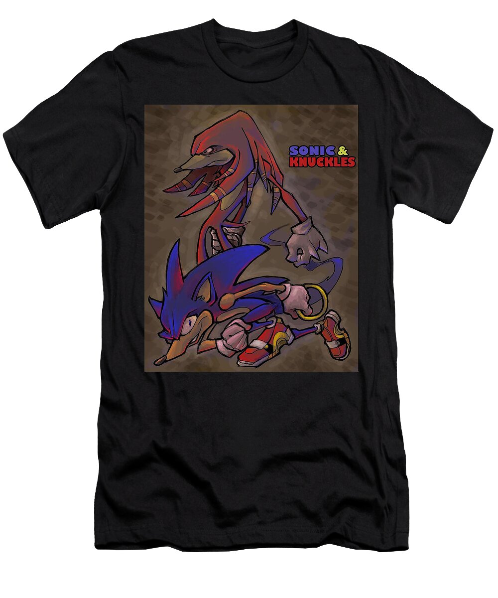 Sonic and Knuckles Kidquantum Mechanix T-Shirt