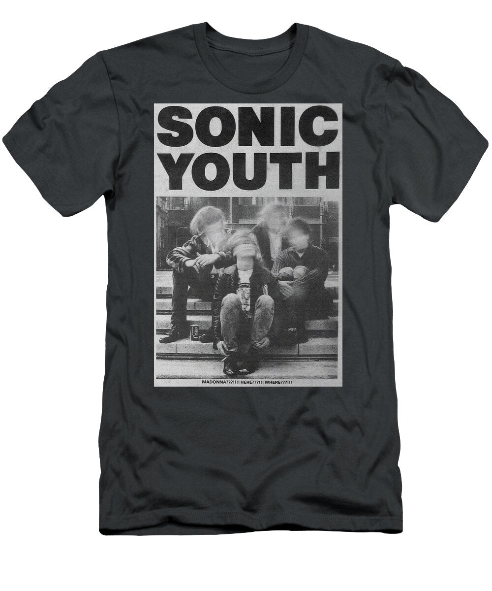 Sonic Youth Blurred Group Portrait World Art Collective T-Shirt