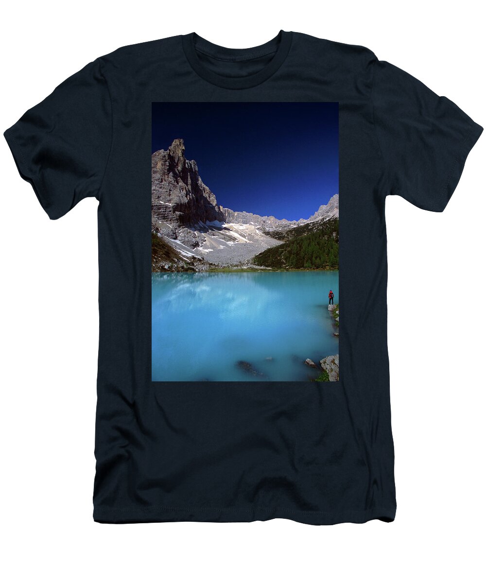 Sorapis Lake 1965m Dolomites Dampezzo Mario Colonel T-Shirt