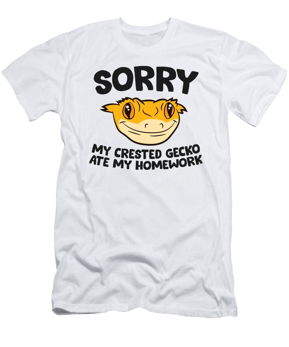 Sorry My Crested Gecko Ate My Homework Eq Designs T-Shirt