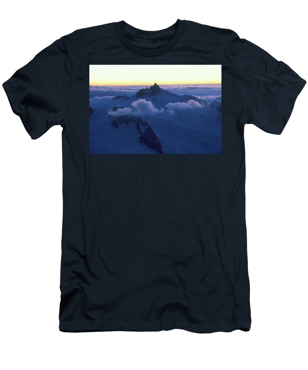 Southern Face of Aiguille Du Midi Mario Colonel T-Shirt