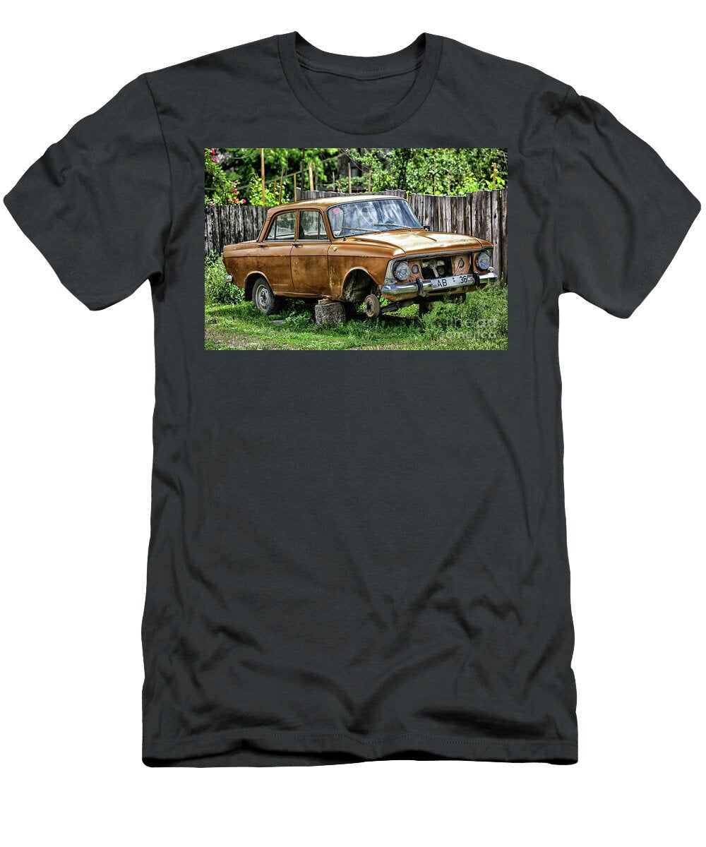 Soviet Old Car Abandoned Alessandro Sanna T-Shirt