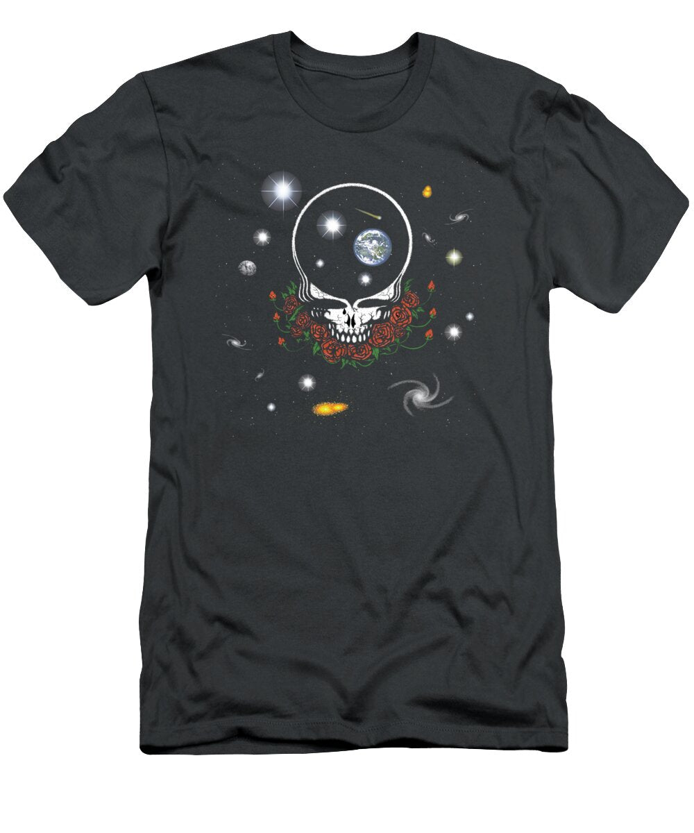 Space Your Face Not Fade Away Grateful Tortuga Apparel Johnny Kerris T-Shirt