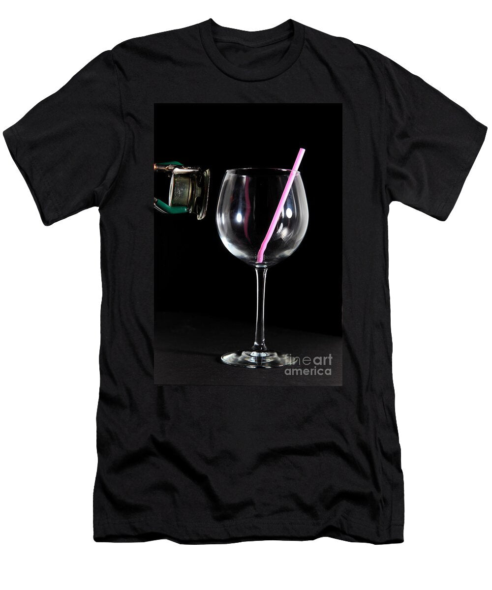 Speaker and a Glass with No Resonance Ted Kinsman T-Shirt