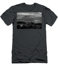 Spectacular Lenticular Clouds Over Tahoma Mount Rainier Black and White Ez Lorenz T-Shirt