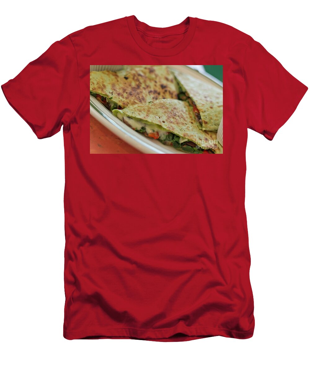 Spinach Quesadilla Ezume Images T-Shirt