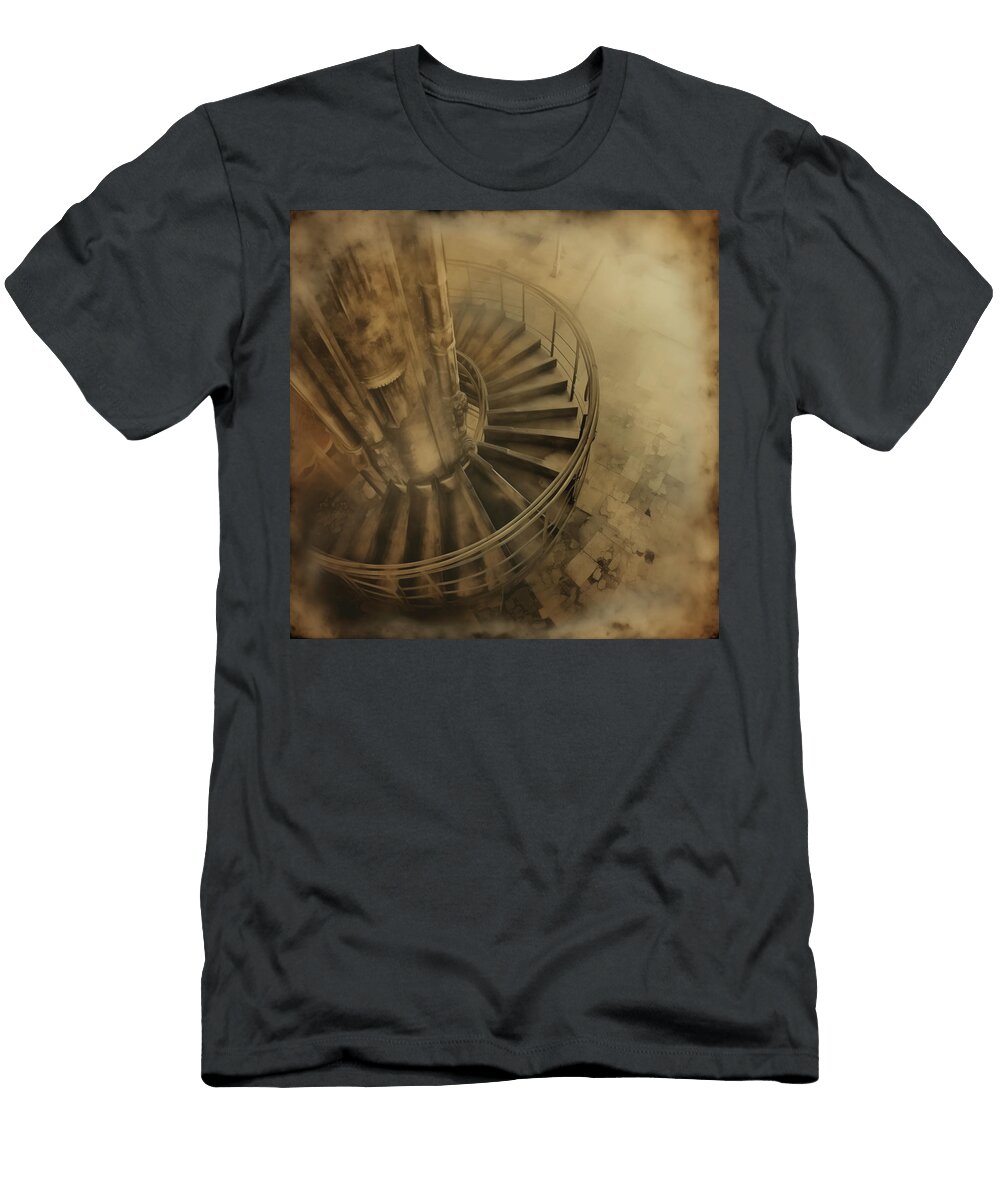 Spiral Staircase Near the Base Landing Yo Pedro T-Shirt