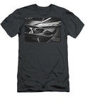 Spoiler and Stop Light of a Sports Car in Black and White Visual Motiv T-Shirt