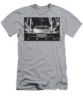 Spoiler and Trunk of a Sports Car in Black and White Visual Motiv T-Shirt
