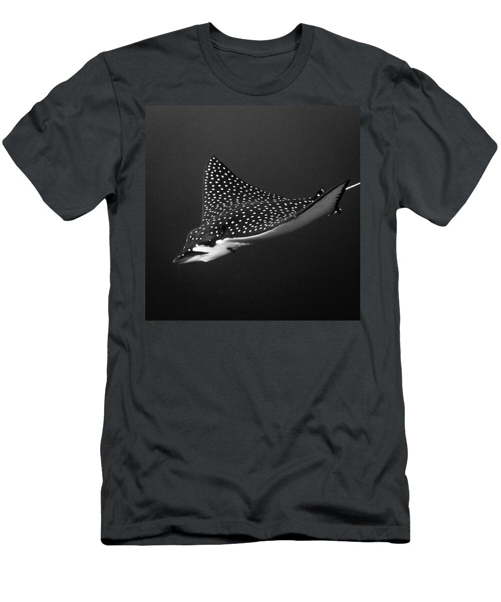 Spotted Eagle Ray Glides Underwater Mario Chow T-Shirt