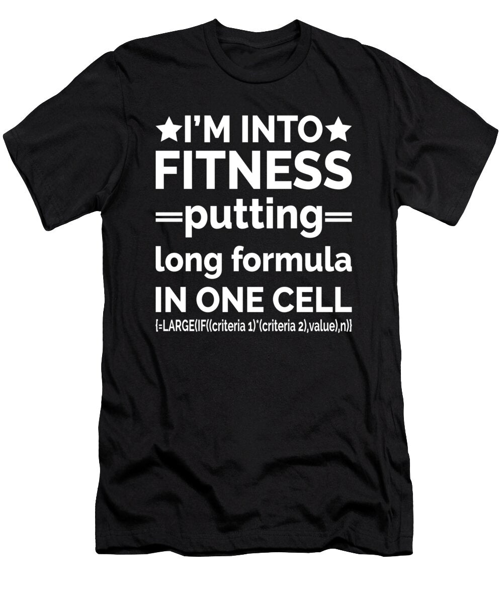 Spreadsheet Fitness Tax Accountant Me T-Shirt