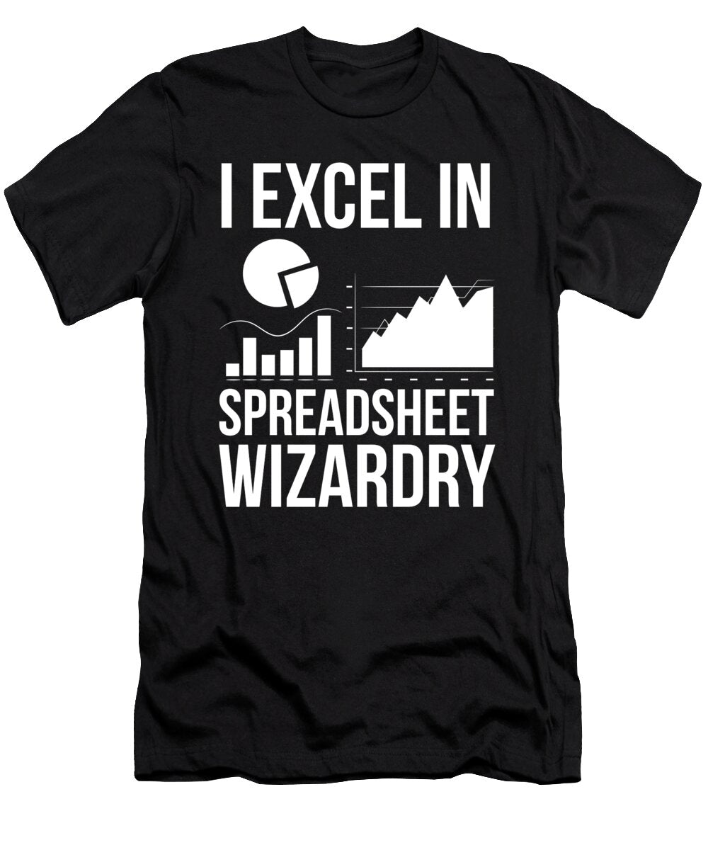 Spreadsheet Wizardry Funny Actuary Me T-Shirt