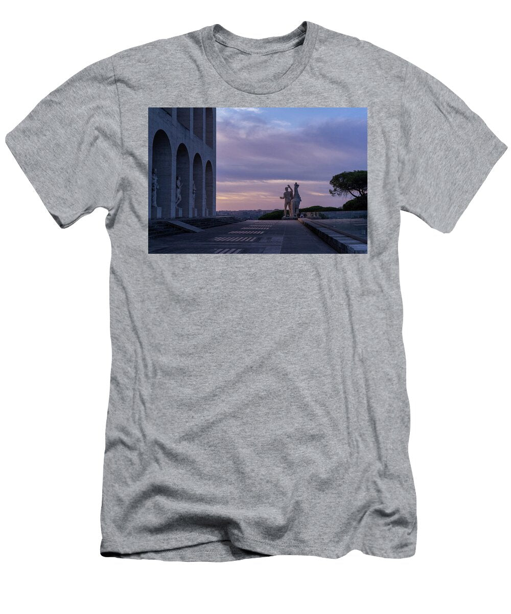 Square Colosseum Rome Italy 4 Nina Kulishova T-Shirt