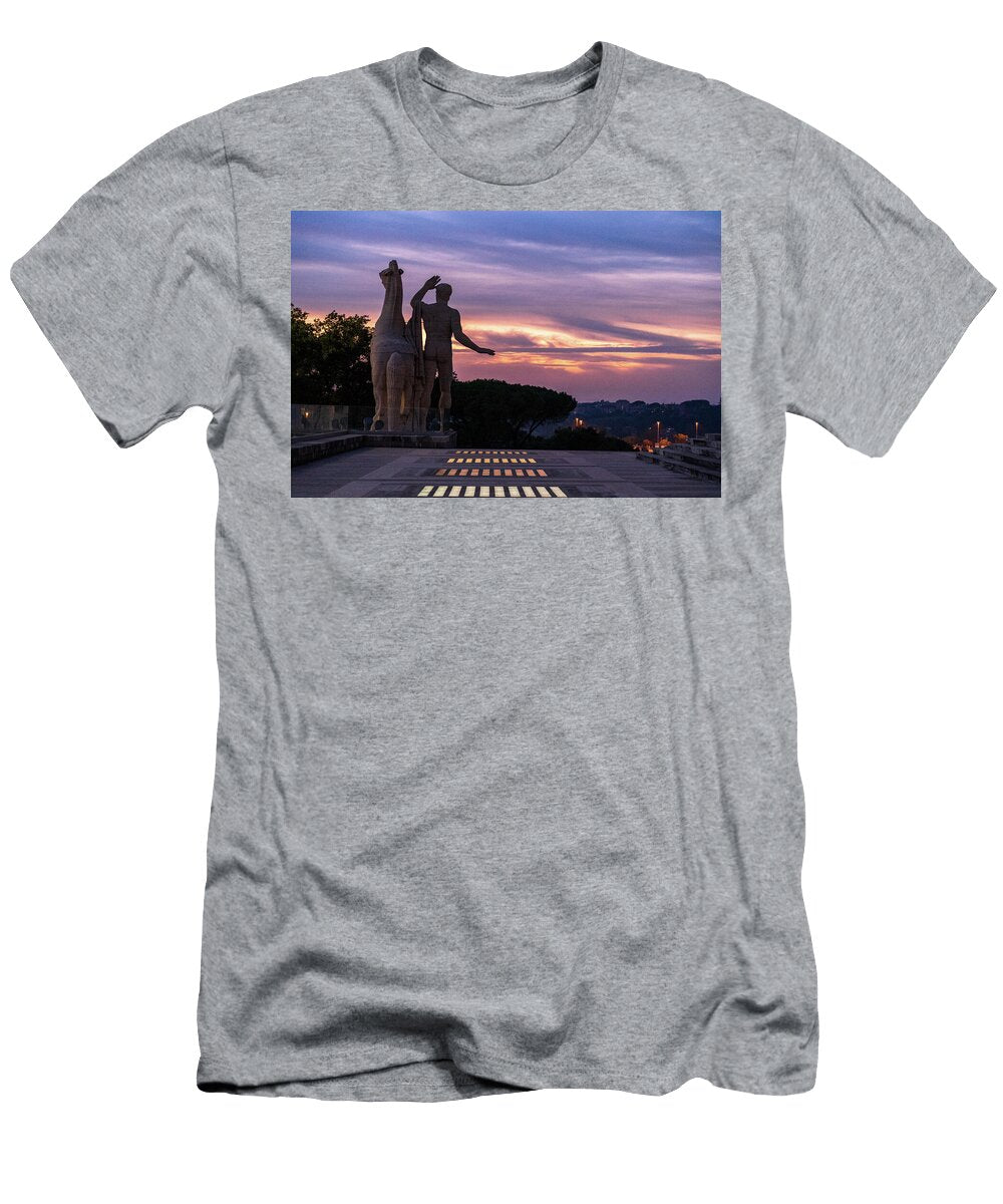 Square Colosseum Sunset Rome Italy 2 Nina Kulishova T-Shirt