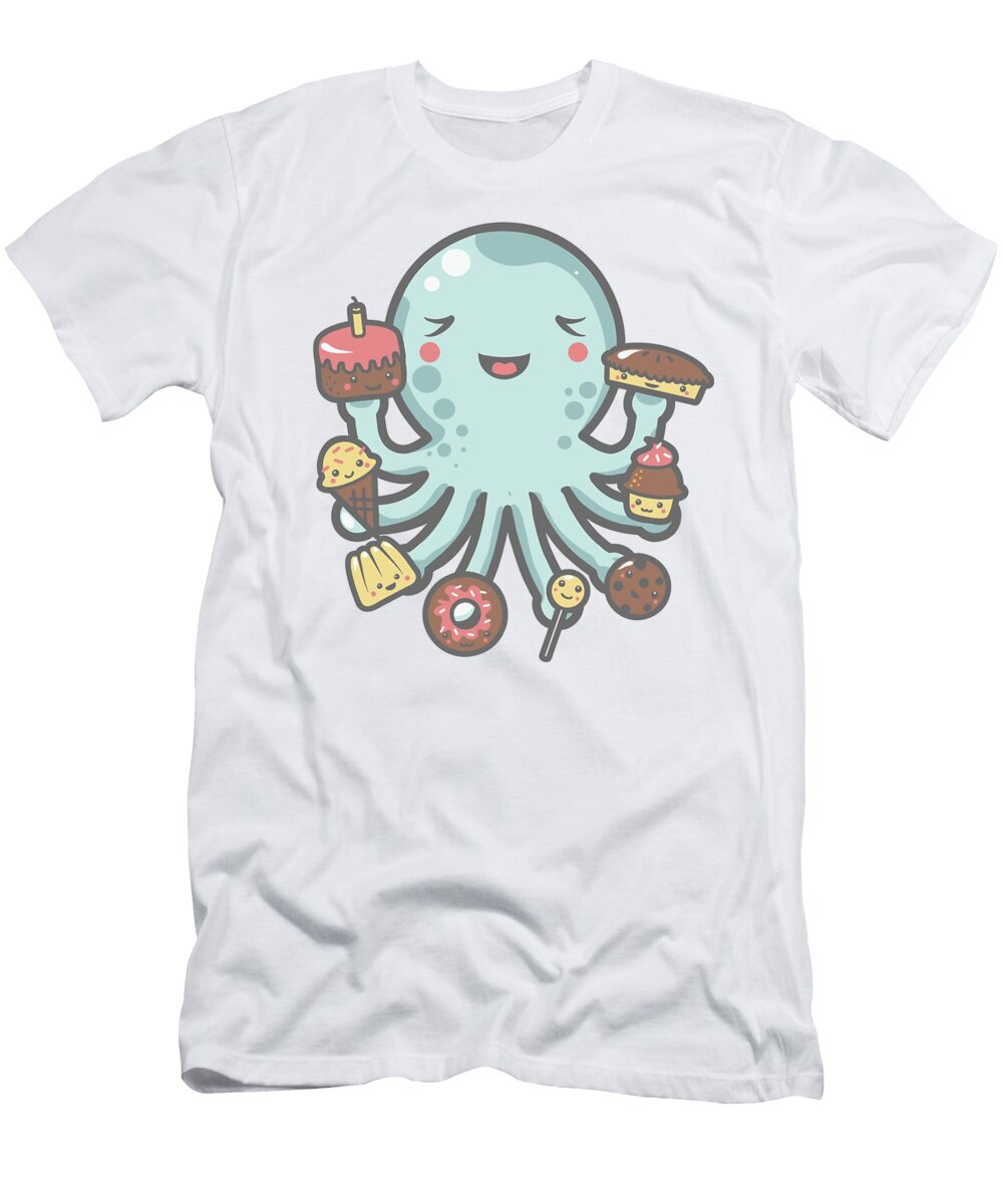 Squid Dessert David Adam Jones T-Shirt