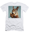 Squirrel Eating Waffle Elisabeth Lucas T-Shirt
