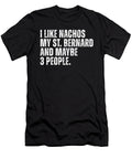 St Bernard Dog Owner Nachos Lover Funny Food Studi Alex T-Shirt
