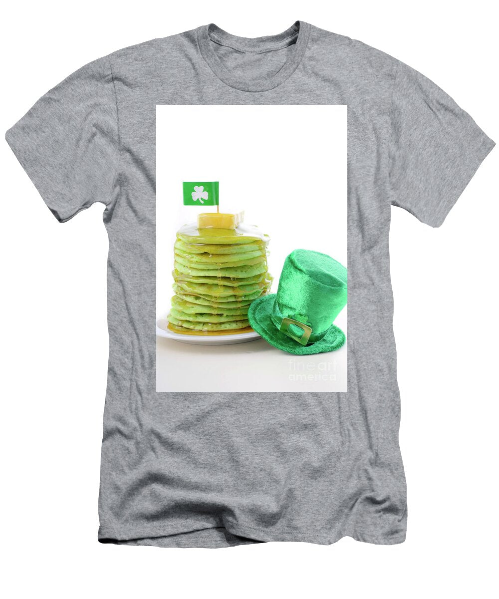 St Patricks Day Green Pancakes Milleflore Images T-Shirt
