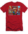 St Viateur Hotdog Montreal Winter City Scenes Hockey Art Canadian Artist Carole Spandau Carole Spandau T-Shirt