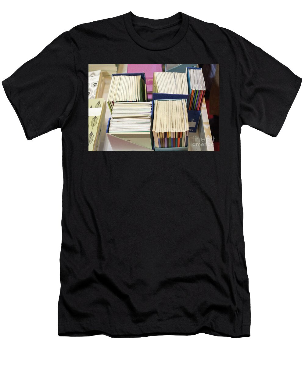 Stack of Books As Education and Business Concept Turgay Koca T-Shirt