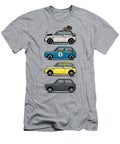 Stack of Honda N360 N600 Kei Cars Monkey Crisis on Mars T-Shirt