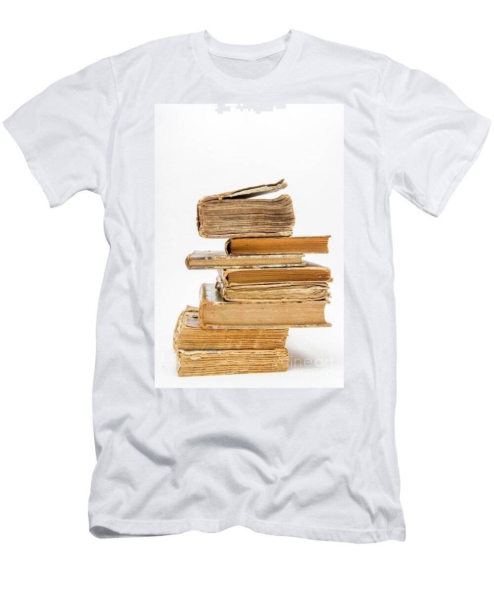 Stack of Old Books Bernard Jaubert T-Shirt