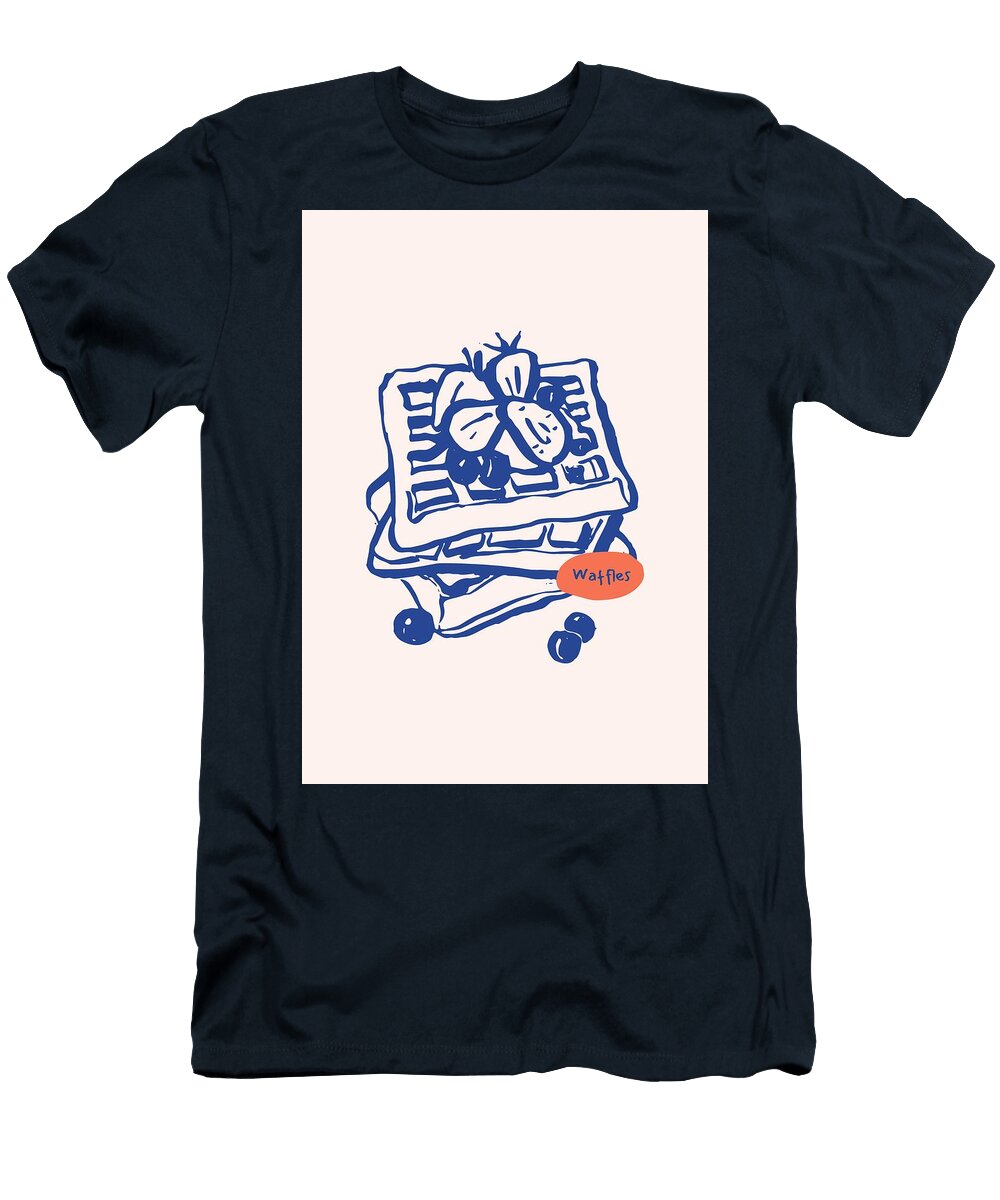 Stack of Waffles with Berries Jeramy Hinfelaar T-Shirt