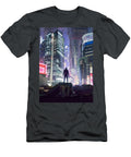 Stand in the Night of Cyberpunk Cyberpunk Art T-Shirt